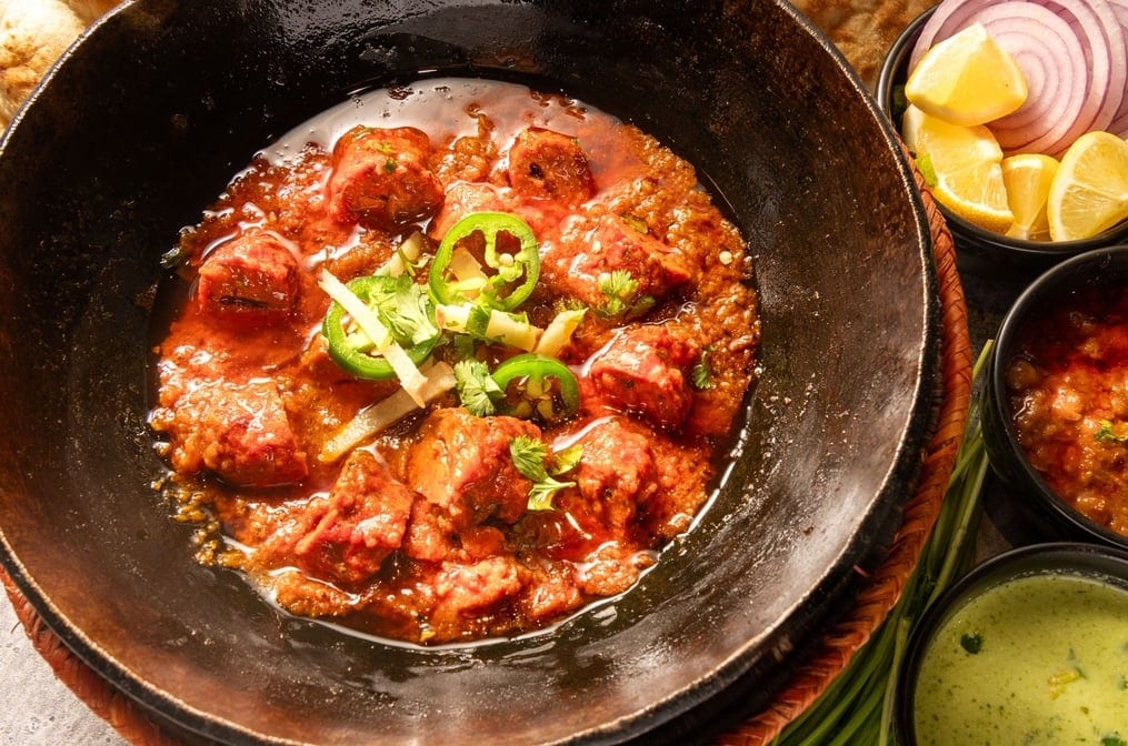 Chicken Kabob Karahi.