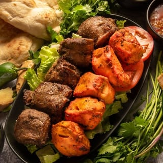 Combo No.3 Lamb Kabob + Chicken Boti