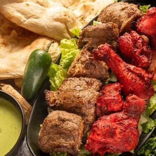 Combo No.4 Lamb Kabob + Chicken Tikka
